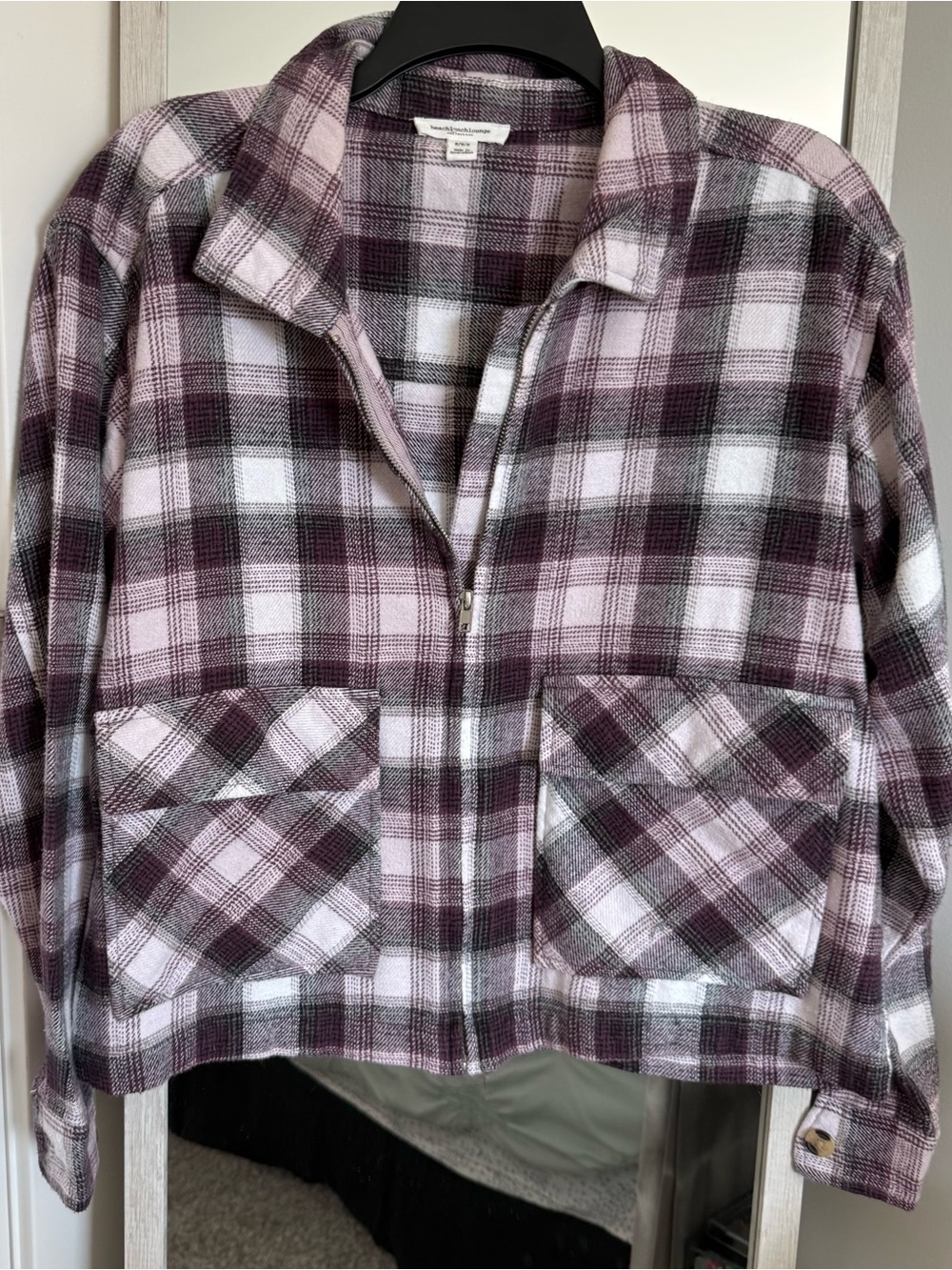 Plaid Zip Jacket